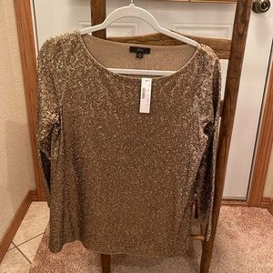 JCrew sequins top